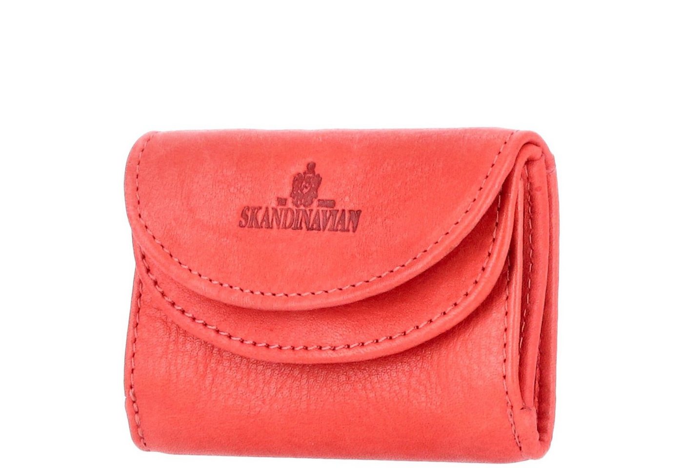 The Skandinavian Brand Geldbörse The Skandinavian Brand Leder Geldbörse Mini rot von The Skandinavian Brand