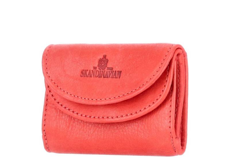 The Skandinavian Brand Geldbörse The Skandinavian Brand Leder Geldbörse Mini rot von The Skandinavian Brand