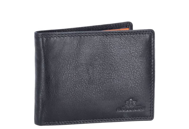 The Skandinavian Brand Geldbörse The Skandinavian Brand Lederbörse Quer Multicolor Black von The Skandinavian Brand