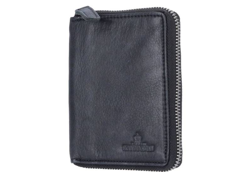 The Skandinavian Brand Geldbörse The Skandinavian Brand RFID Wallet Nappa Leather Black von The Skandinavian Brand
