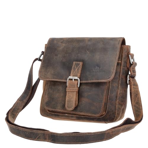 The Skandinavian Brand Leder Umhängetasche Hunter tan von The Skandinavian Brand