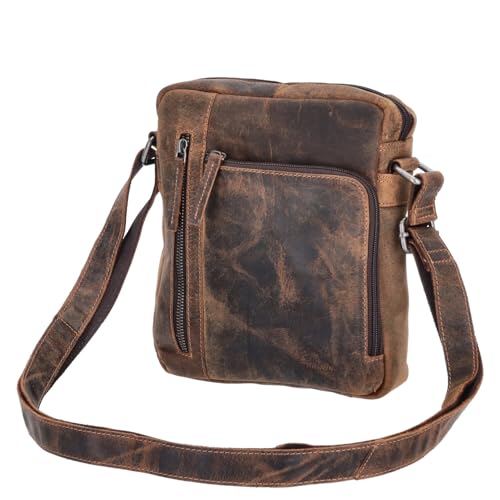 The Skandinavian Brand Leder Umhängetasche Hunter tan von The Skandinavian Brand