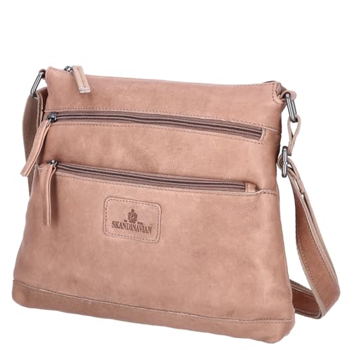 The Skandinavian Brand Leder Umhängetasche Mixed Farbsortierung 26-beige von The Skandinavian Brand