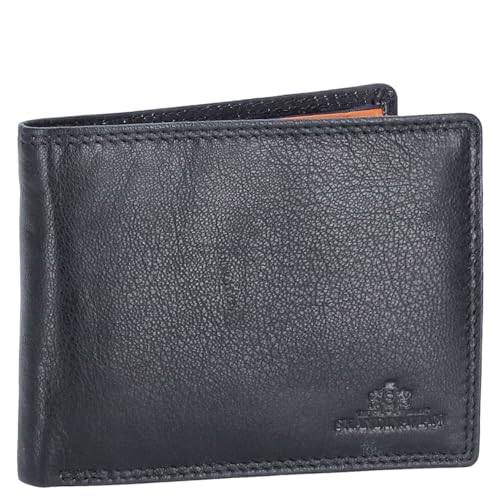 The Skandinavian Brand Lederbörse Quer Multicolor Black von The Skandinavian Brand