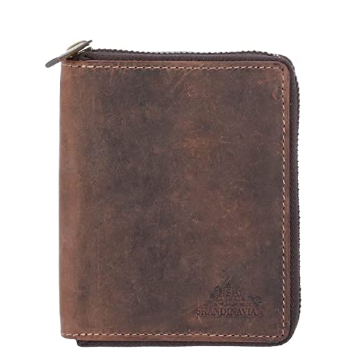 The Skandinavian Brand RFID Wallet Hunter Leather tan von The Skandinavian Brand