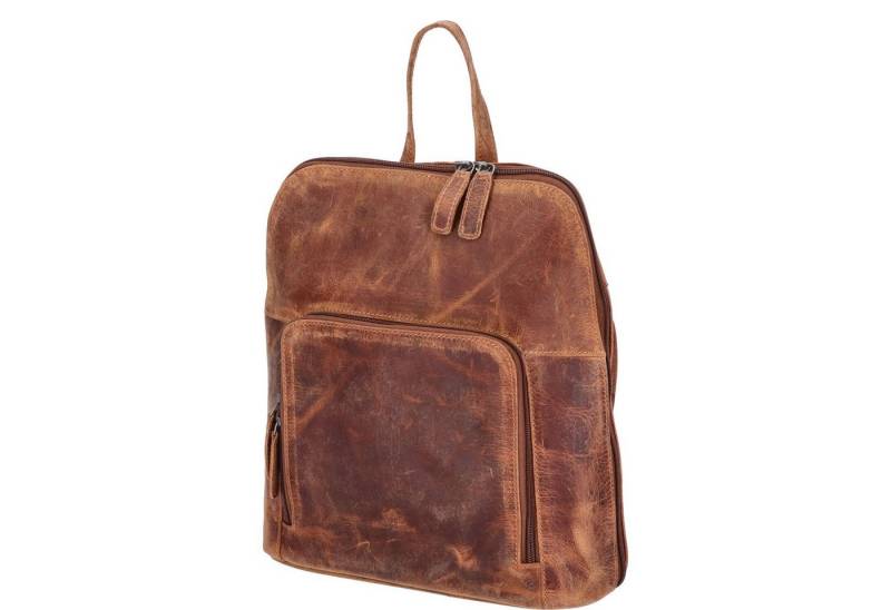 The Skandinavian Brand Freizeitrucksack The Skandinavian Brand Leder Rucksack Hunter Cognac (1-tlg) von The Skandinavian Brand