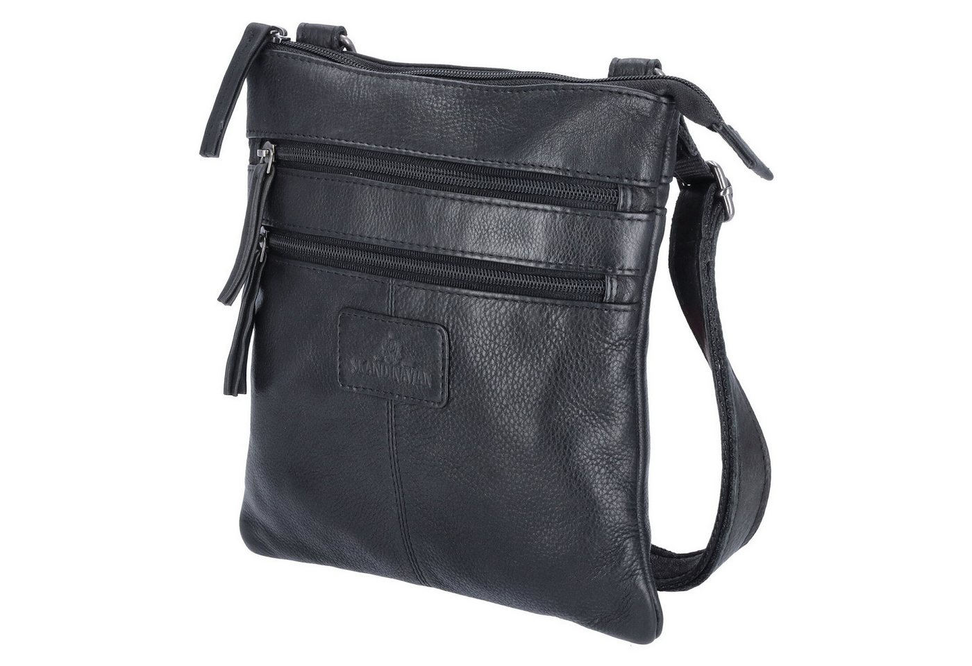 The Skandinavian Brand Umhängetasche The Skandinavian Brand Damen Ledertasche Black (1-tlg) von The Skandinavian Brand