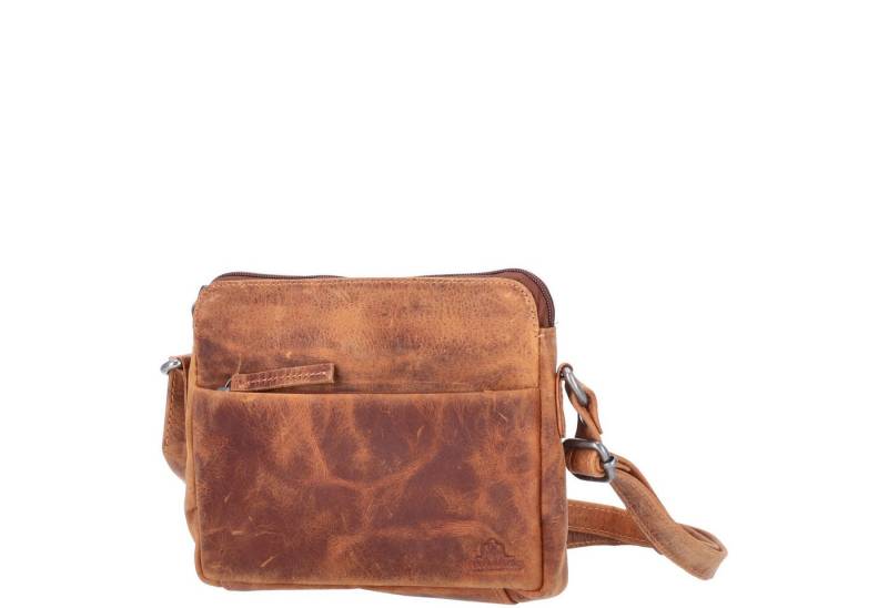 The Skandinavian Brand Umhängetasche The Skandinavian Brand Damen Ledertasche Cognac (1-tlg) von The Skandinavian Brand