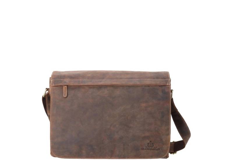 The Skandinavian Brand Umhängetasche The Skandinavian Brand Messenger Tasche Hunter braun (1-tlg) von The Skandinavian Brand