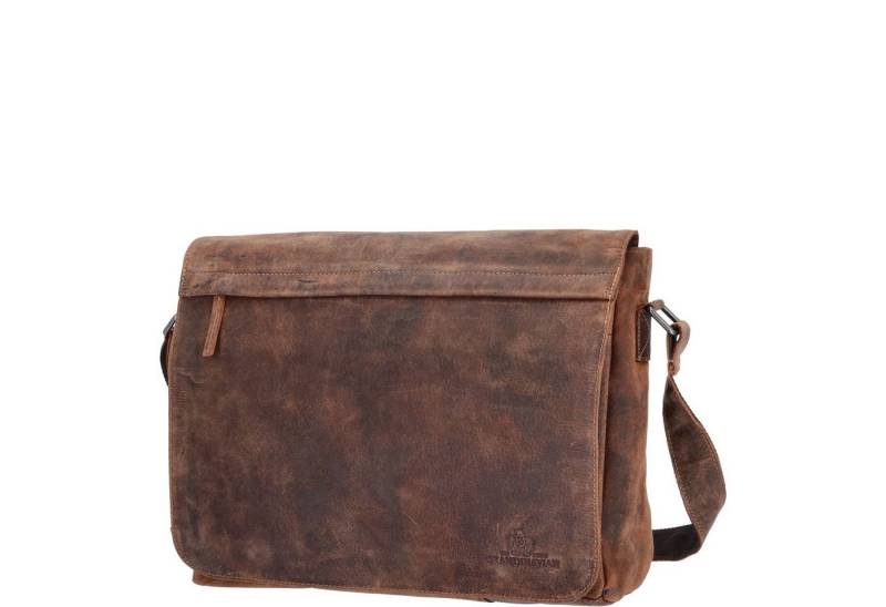The Skandinavian Brand Umhängetasche The Skandinavian Brand Messenger Tasche Hunter braun (1-tlg) von The Skandinavian Brand