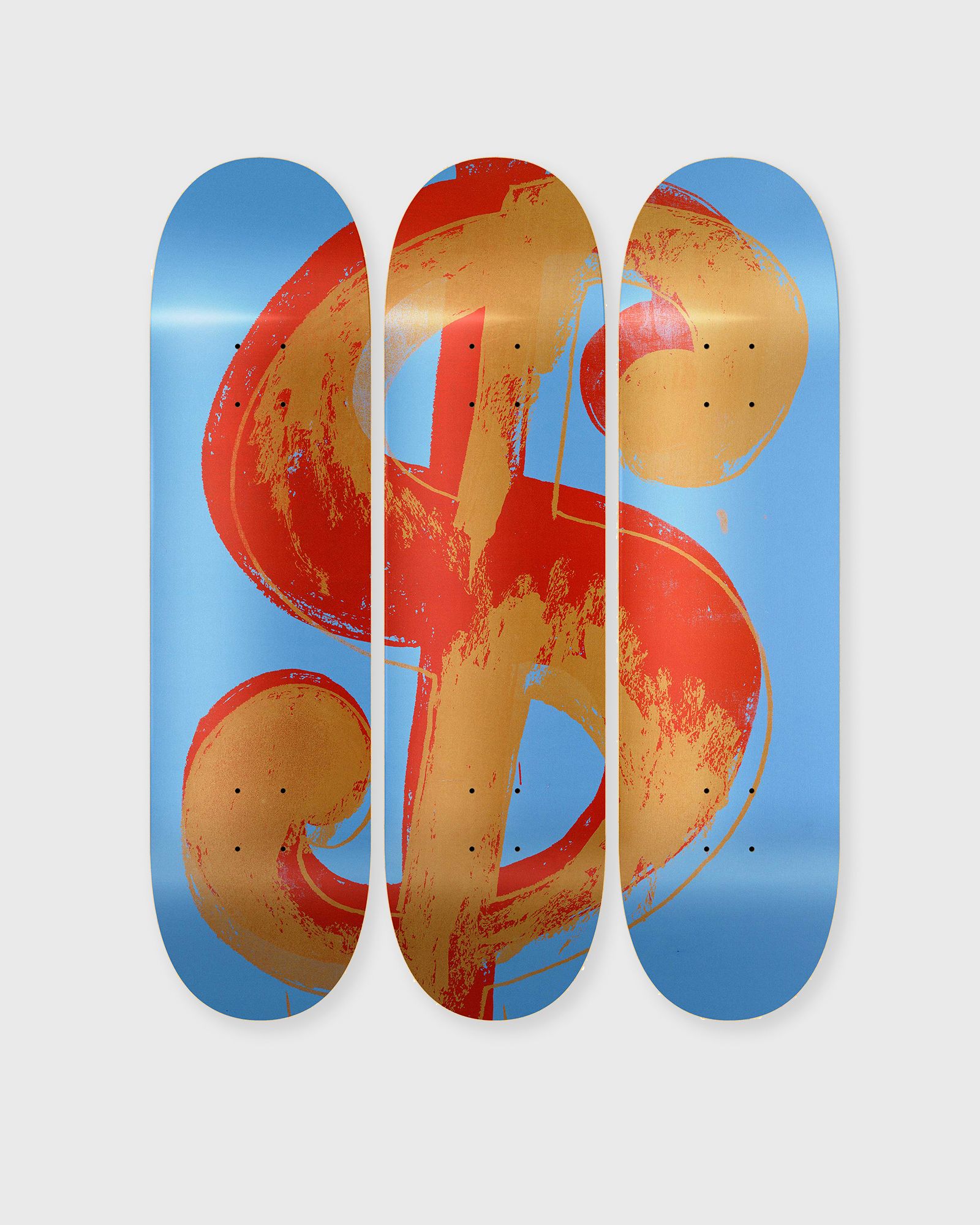 The Skateroom Andy Warhol Dollar Sign Blue Deck men Home deco blue in Größe:ONE SIZE von The Skateroom