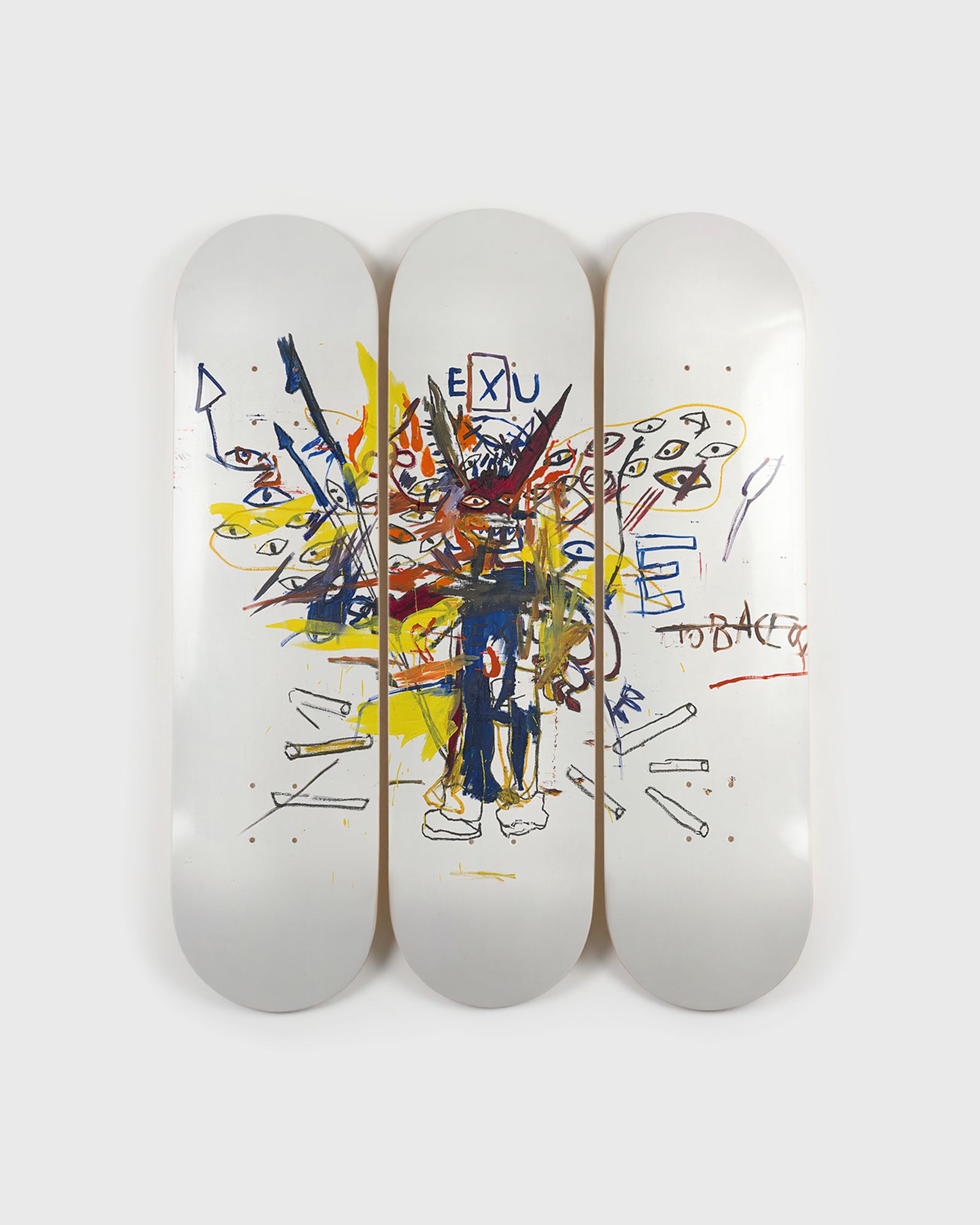 The Skateroom Jean-Michel Basquiat EXU 1988 Deck men Home deco multi in Größe:ONE SIZE von The Skateroom