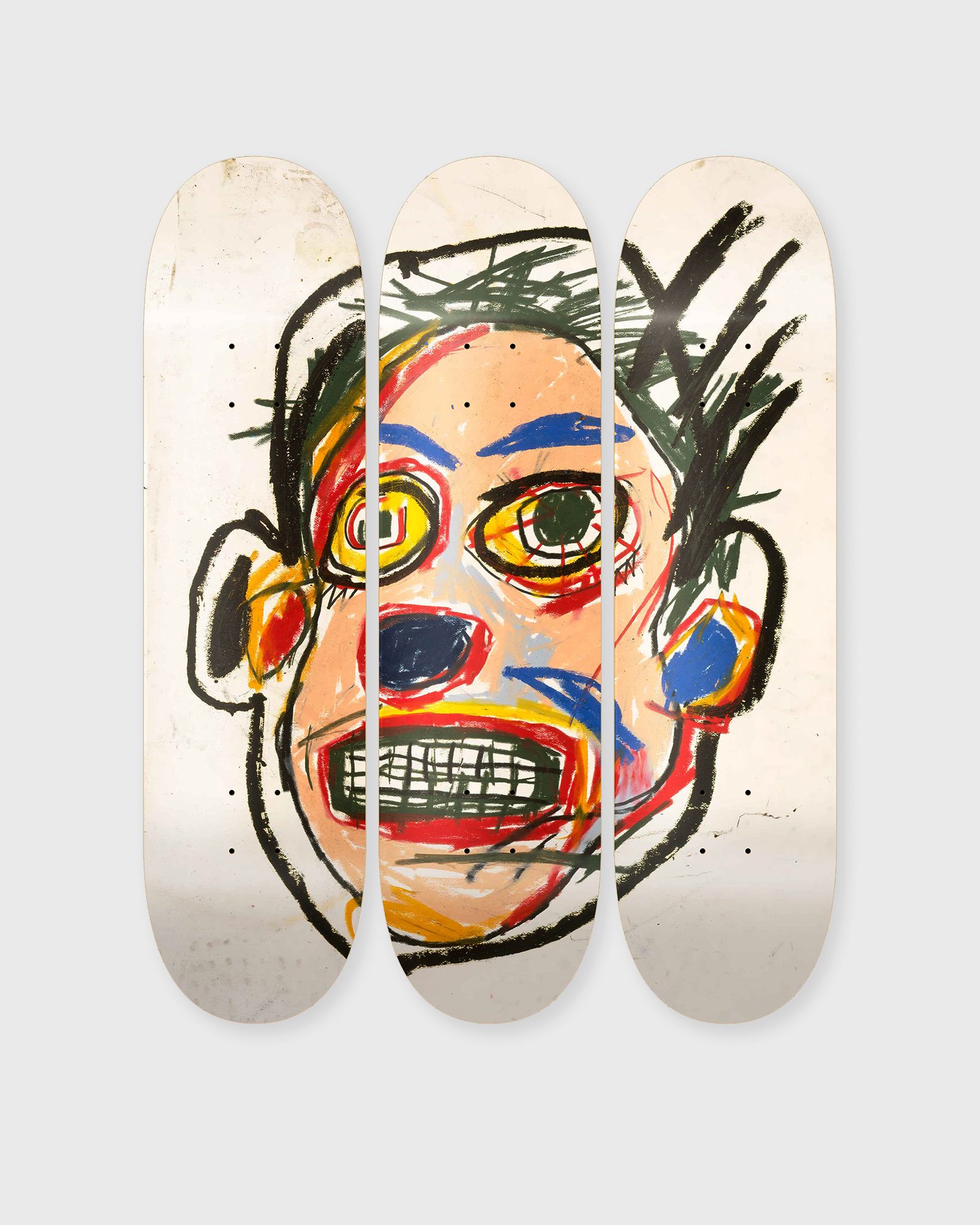 The Skateroom Jean-Michel Basquiat Untitled (Face) 1982 Deck men Home deco multi in Größe:ONE SIZE von The Skateroom