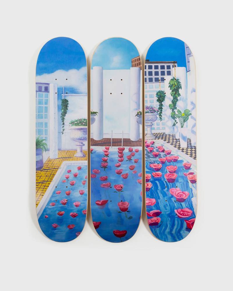 The Skateroom Mak2 Home Sweet Home: Rose Pool Skateboard men Home deco multi in Größe:ONE SIZE von The Skateroom