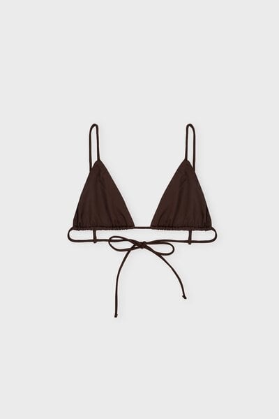 The Slow Label Bikini Top zum Schnüren aus ECONYL® von The Slow Label