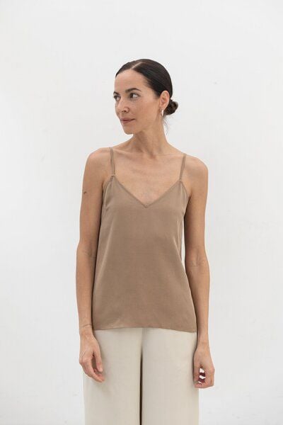 The Slow Label Cami Top aus TENCEL mit verstellbaren Trägern The Slow Label Cami Top aus TENCEL mit verstellbaren Trägern von The Slow Label