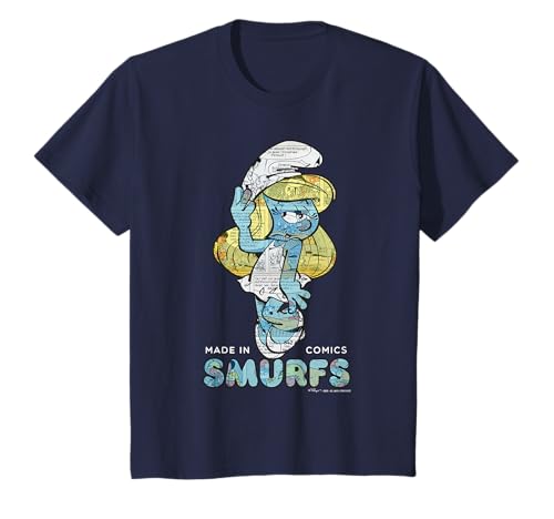 Die Schlümpfe Film Schlumpfine Made in Comics Comic Muster Kinder T-Shirt von The Smurfs
