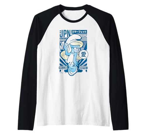 Die Schlümpfe - Schlumpfine Tokyo Girl Raglan von The Smurfs