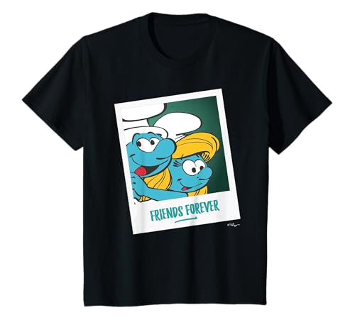Kinder Die Schlümpfe Hefty und Schlumpfine Friends Forever Kids T-Shirt von The Smurfs
