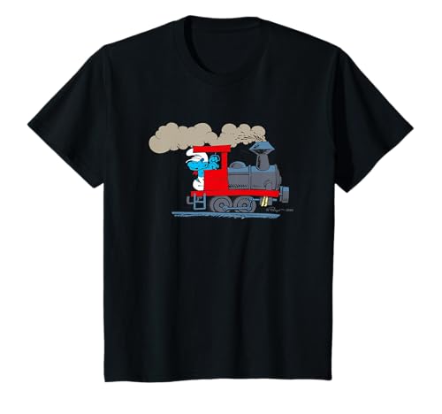 Kinder Die Schlümpfe - Lockführer Schlumpf Zugfahrt T-Shirt von The Smurfs