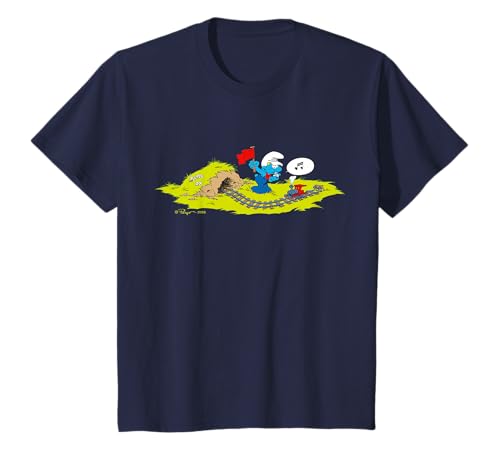 Kinder Die Schlümpfe - Modellbahn T-Shirt von The Smurfs