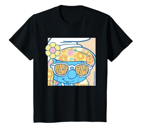 The Smurfs Movie Groovy Summer Schlumpfine Flower Power Kids T-Shirt von The Smurfs