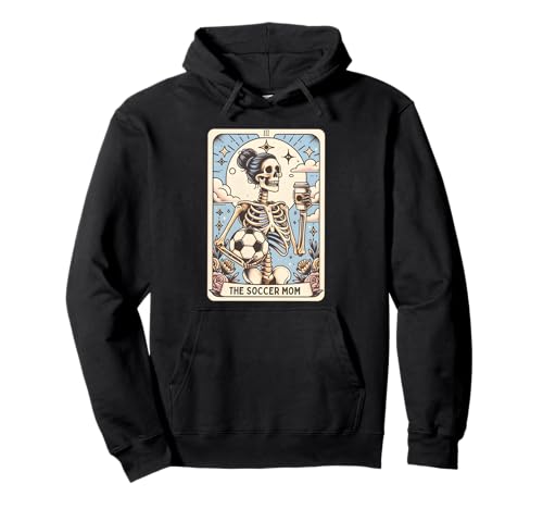 The Soccer Mom Tarotkarte, Skelett Halloween Soccer Mama Pullover Hoodie The Soccer Mom Tarotkarte, Skelett Halloween Soccer Mama Pullover Hoodie von The Soccer Mom Tarot Card