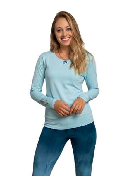 The Spirit of OM Longsleeve Bambus Ice Blue von The Spirit of OM