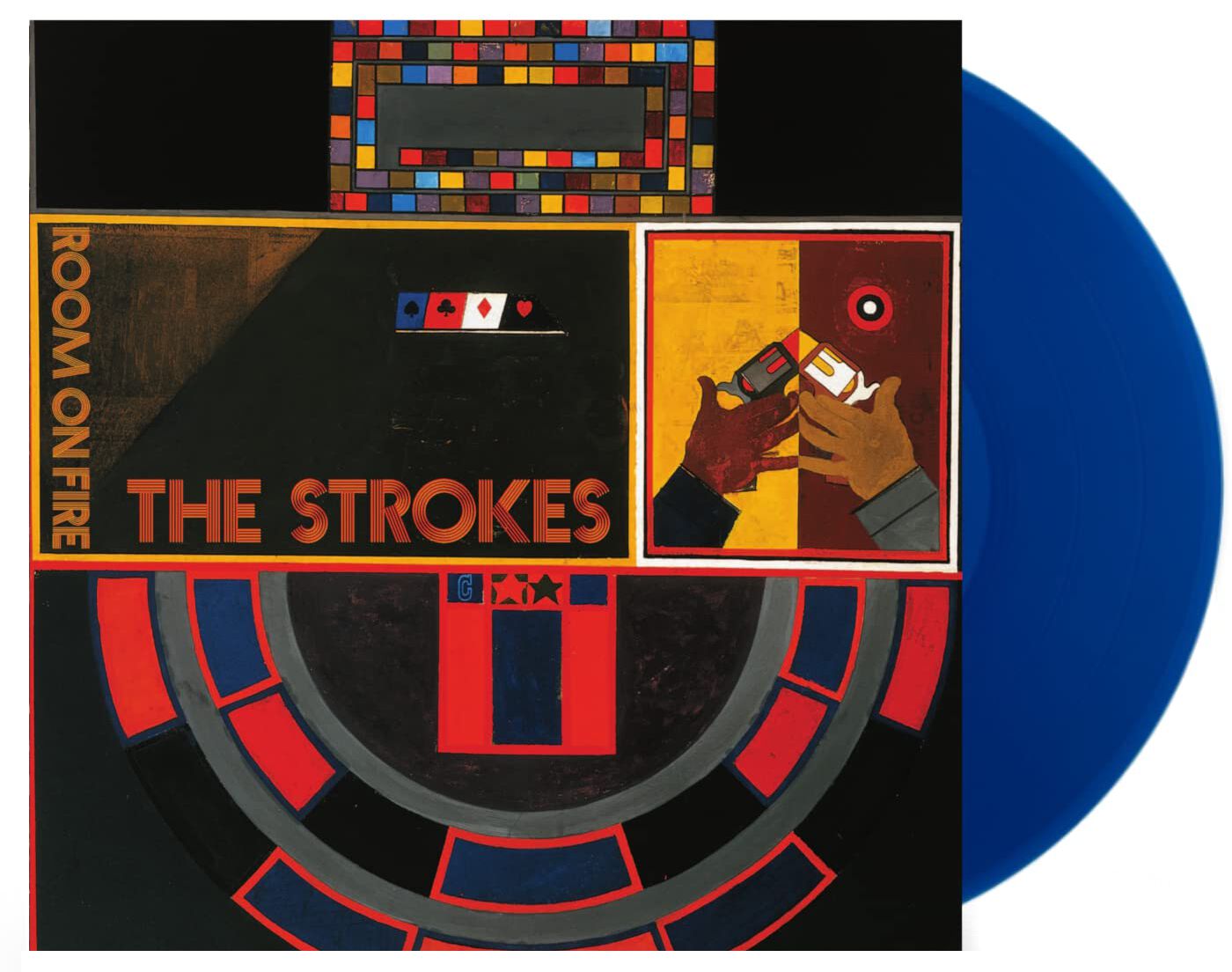 The Strokes Room on fire LP multicolor von The Strokes
