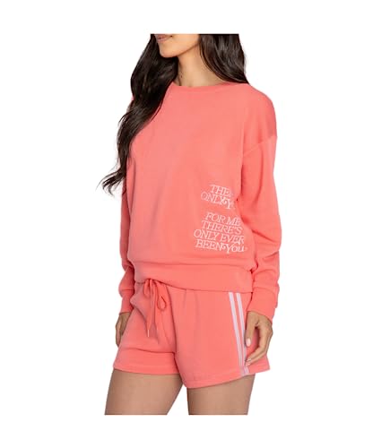 The Summer I Turned Pretty PJ Salvage Damen Pyjama-Set /The Summer I Turned/, bestickt, bedruckt, Sweatshirt und kurze Hose, bubblegum, XS von The Summer I Turned Pretty