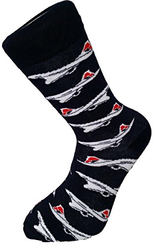 The Tie Studio Concorde Flugzeug Socken - Herren - Erwachsene Männer, Sportbegeisterte - Socken - Black - 40-45 EU The Tie Studio Concorde Flugzeug Socken - Herren - Erwachsene Männer, Sportbegeisterte - Socken - Black - 40-45 EU von Tie Studio