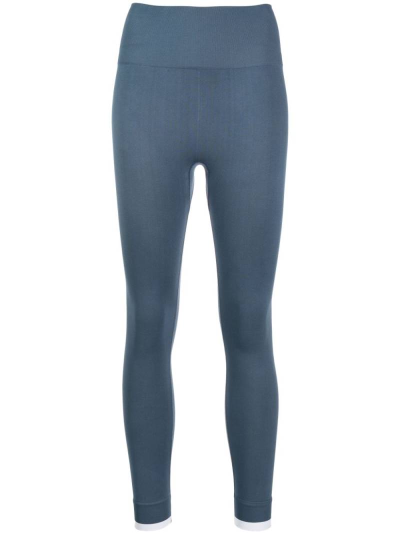 The Upside Logo-Leggings mit gerippten Abschlüssen - Blau von The Upside