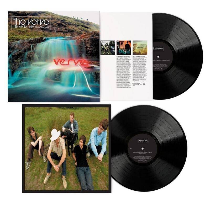 The Verve This is music: The singles LP multicolor von The Verve