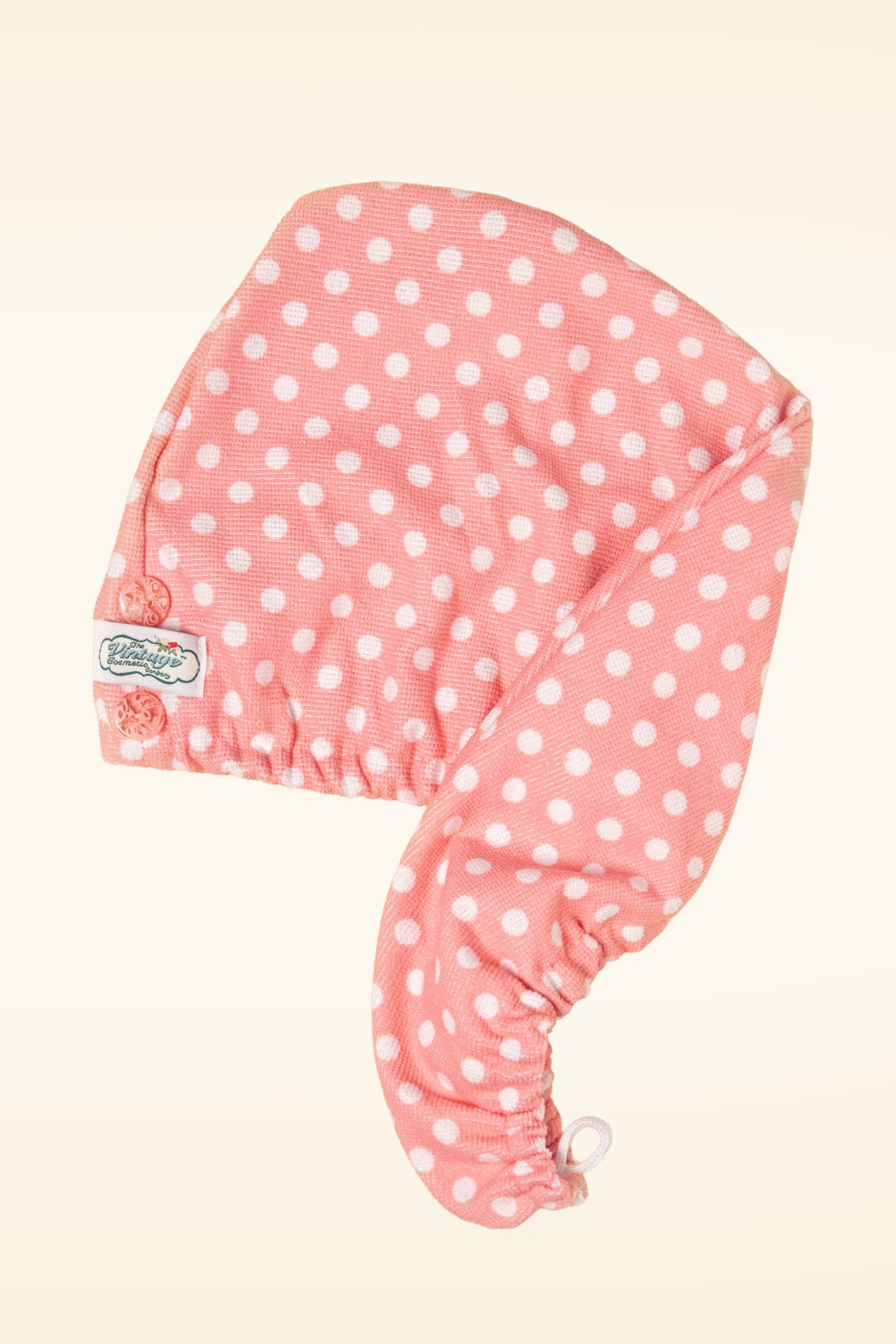 Polkadot Haarturban in Rosa von The Vintage Cosmetic Company