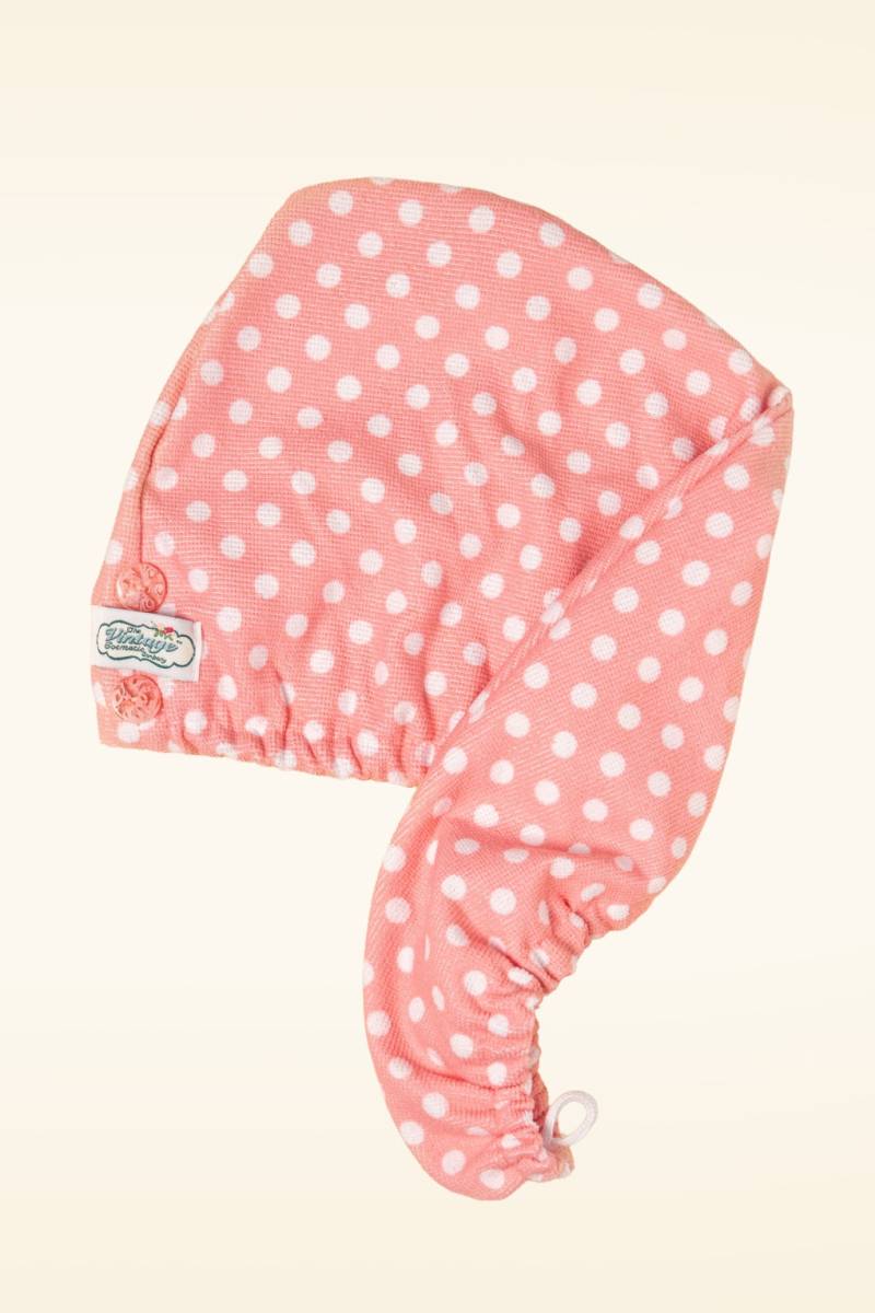 Polkadot Haarturban in Rosa Polkadot Haarturban in Rosa von The Vintage Cosmetic Company