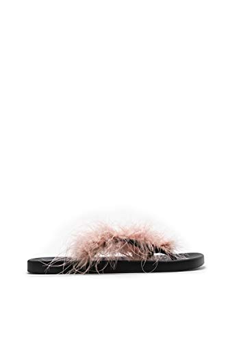 The White Brand Damen Feather Zehentrenner, Pink (Pink Pink), 37 EU von The White Brand