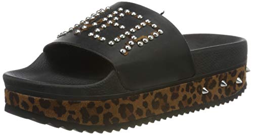 The White Brand Damen High Game Over Plateausandalen, Mehrfarbig (Leopard Leopard), 36 EU von The White Brand