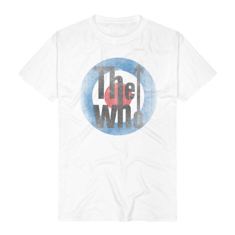 The Who Vintage Target Logo T-Shirt weiß in XL von The Who