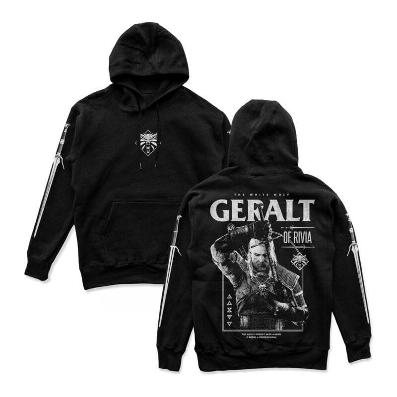 The Witcher 3 - Gaming Kapuzenpullover - Geralt - S bis XXL - für Männer - Größe XL - schwarz The Witcher 3 - Gaming Kapuzenpullover - Geralt - S bis XXL - für Männer - Größe XL - schwarz von The Witcher 3
