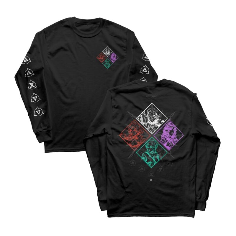 The Witcher 3 - Gaming Langarmshirt - Mosaic Longsleeve - S bis XXL - für Männer - Größe M - schwarz The Witcher 3 - Gaming Langarmshirt - Mosaic Longsleeve - S bis XXL - für Männer - Größe M - schwarz von The Witcher 3