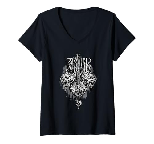 Damen The Witcher Basilisk T-Shirt mit V-Ausschnitt Damen The Witcher Basilisk T-Shirt mit V-Ausschnitt von The Witcher