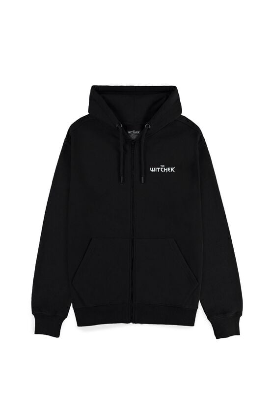 The Witcher - Gaming Kapuzenjacke - Symbols - S bis XXL - für Männer - Größe L - schwarz von The Witcher