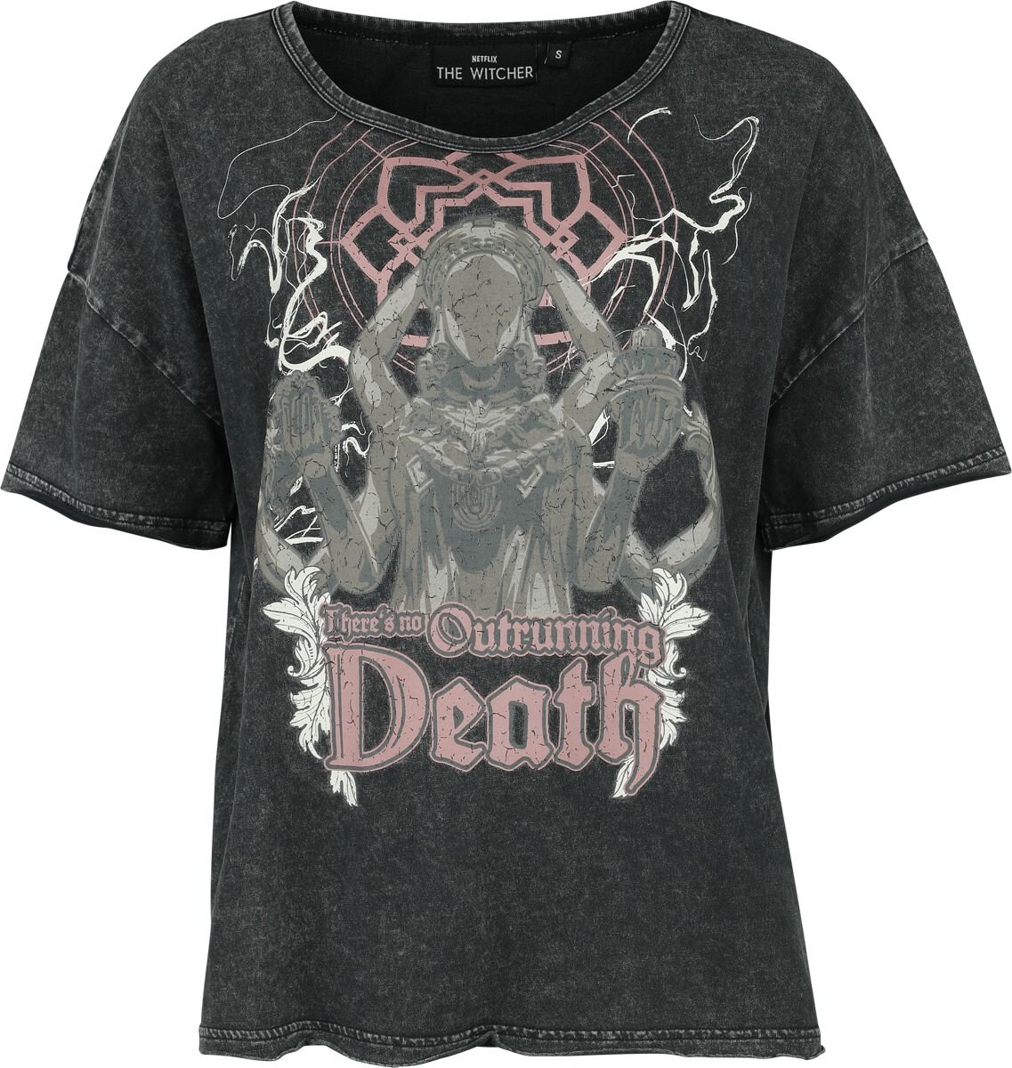 The Witcher - Gaming T-Shirt - Who Is Your Destiny - S bis XXL - für Damen - Größe M - dunkelgrau  - EMP exklusives Merchandise! von The Witcher