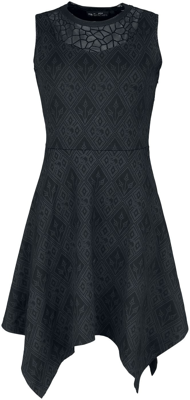 The Witcher - Gothic Kurzes Kleid - Yennefer - S bis XXL - für Damen - Größe L - schwarz  - EMP exklusives Merchandise! von The Witcher