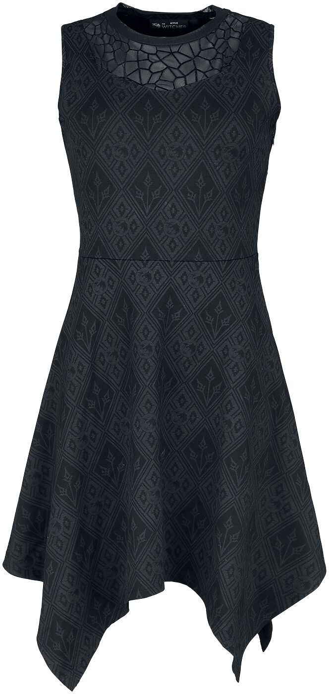 The Witcher - Gothic Kurzes Kleid - Yennefer - S bis XXL - für Damen - Größe XL - schwarz  - EMP exklusives Merchandise! von The Witcher