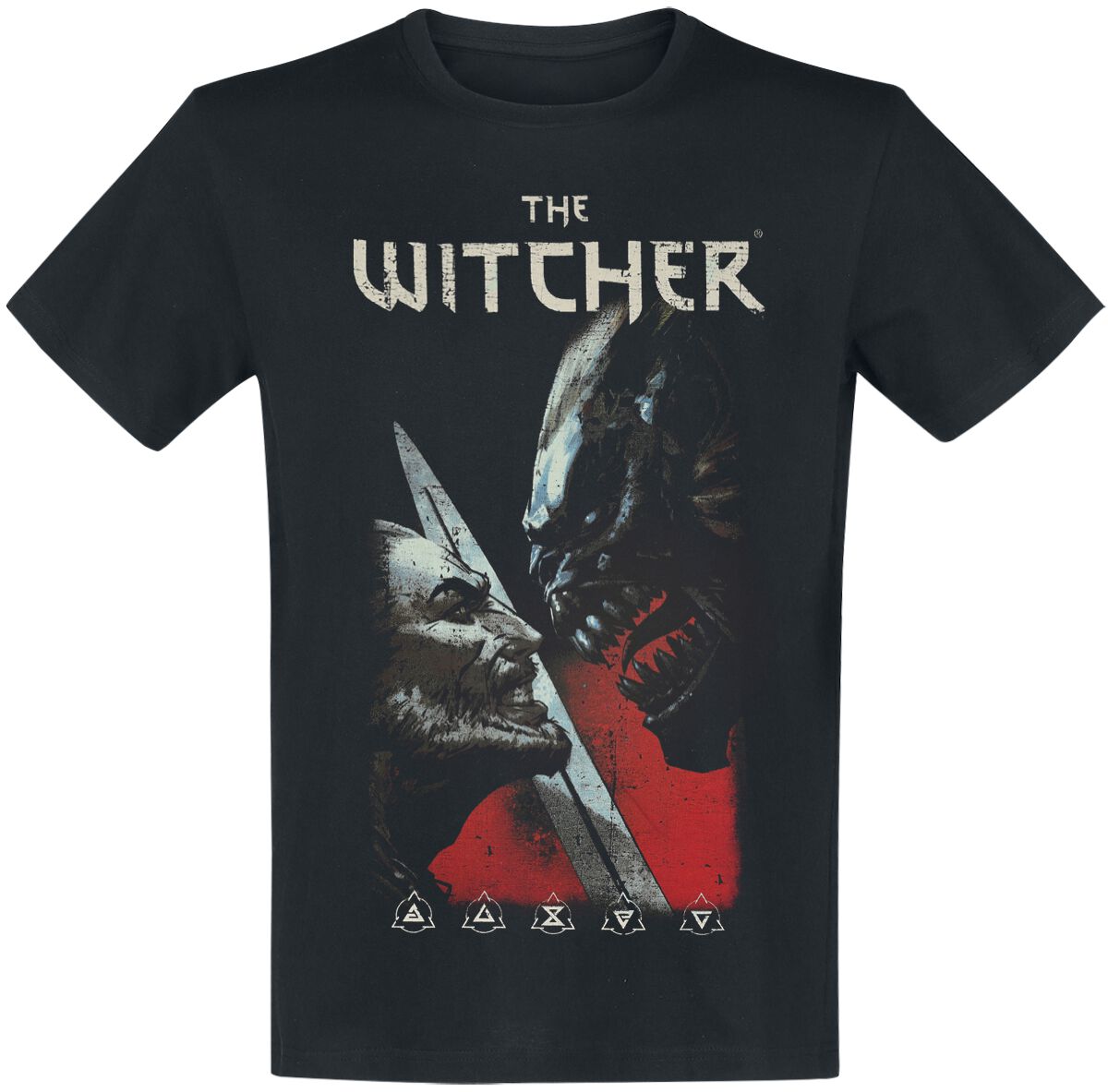 The Witcher The Curse of Crows T-Shirt schwarz in XXL von The Witcher