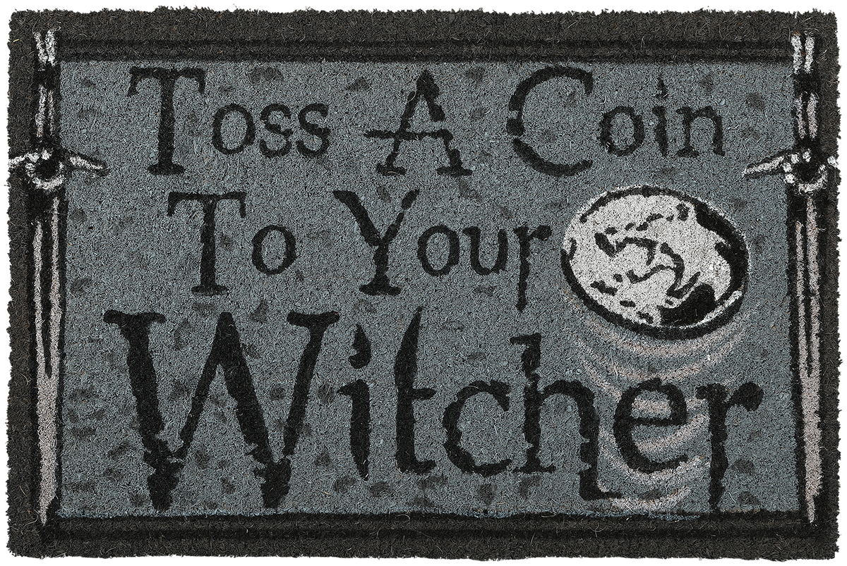 The Witcher - Toss A Coin - Fußmatte - multicolor von The Witcher