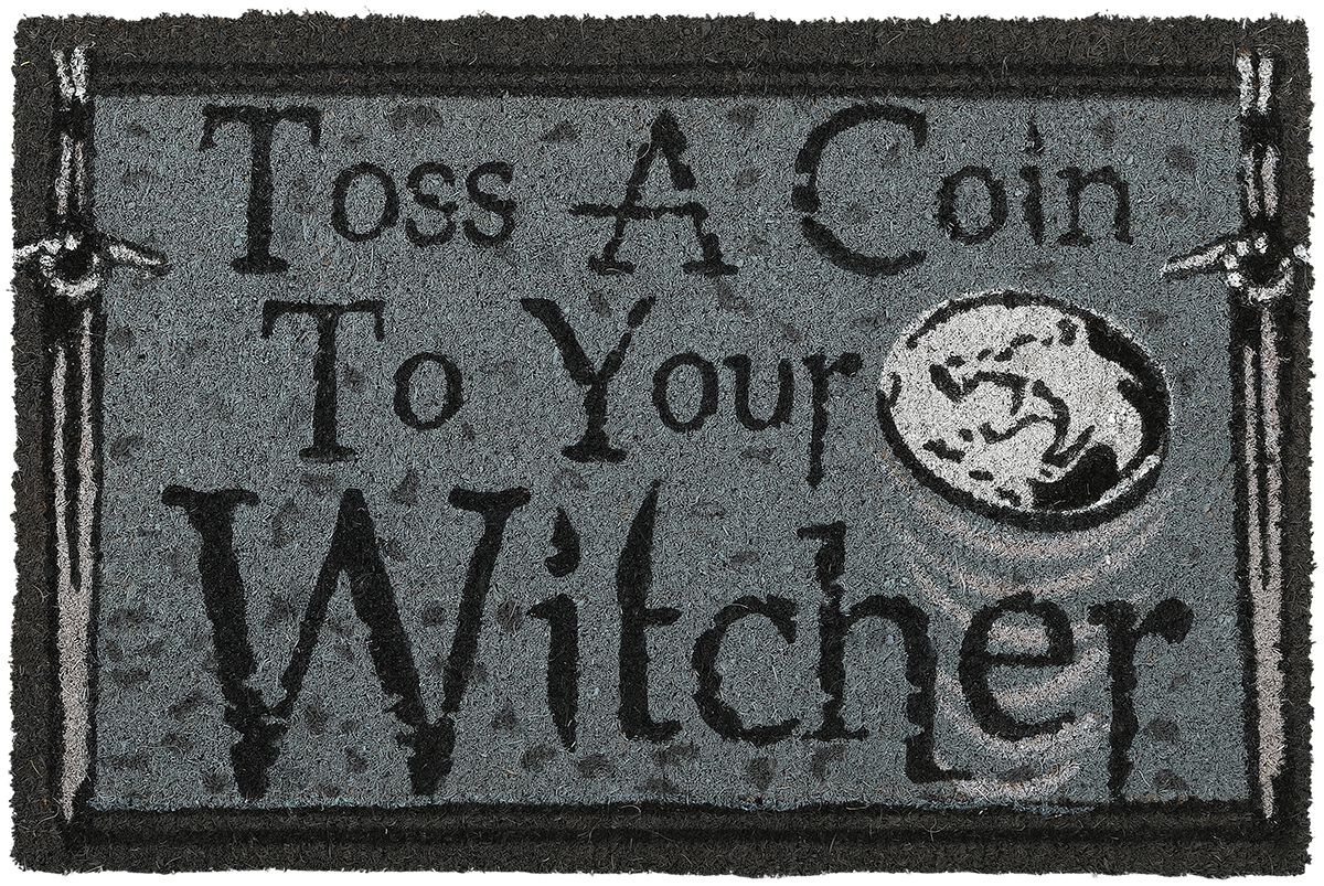 The Witcher Toss A Coin Fußmatte multicolor von The Witcher