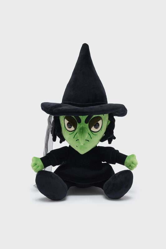The Wizard Of Oz by Killstar Kreeptures - The Wizard of Oz x Wicked Witch Plush Plüschfigur schwarz grün von The Wizard Of Oz by Killstar