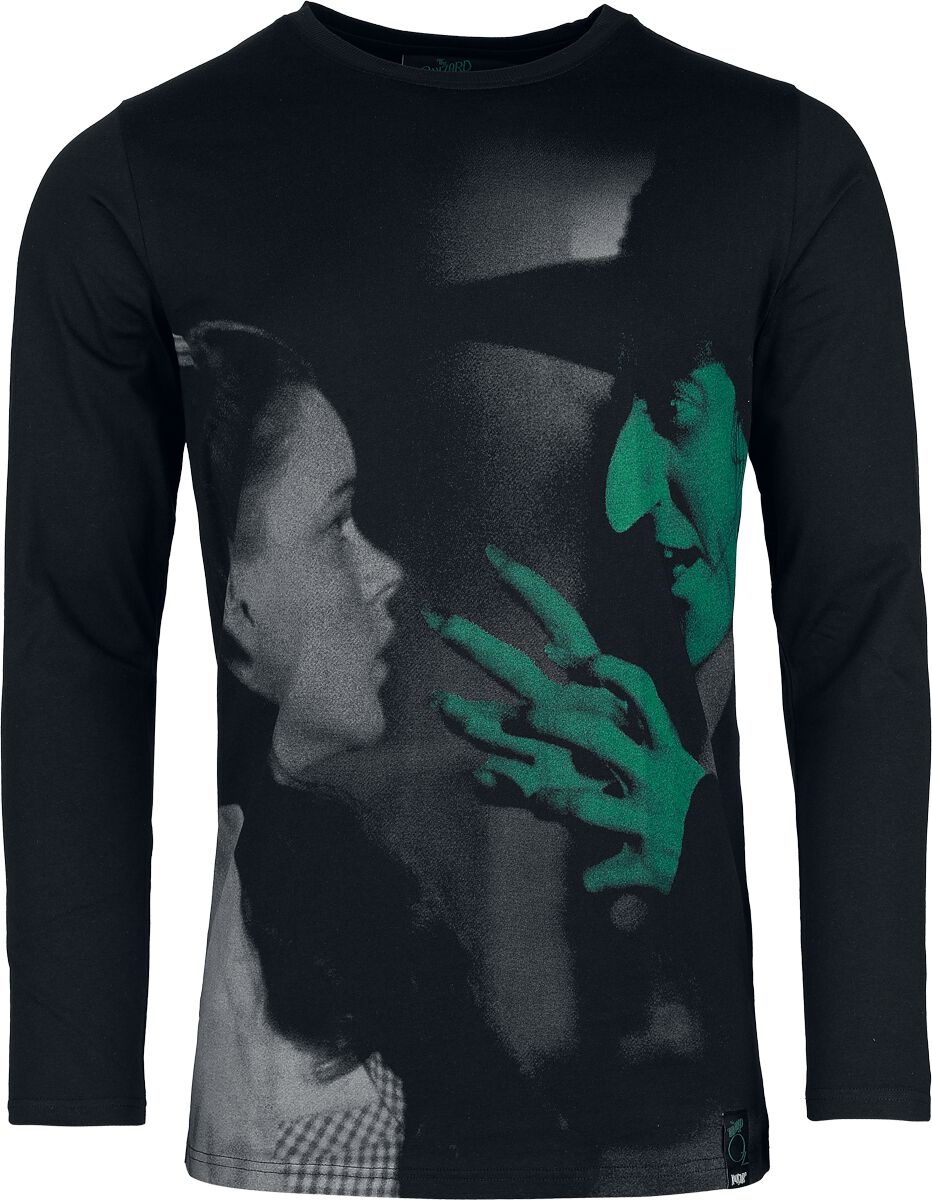 The Wizard Of Oz by Killstar Wicked Witch Longsleeved T-Shirt T-Shirt schwarz in L von The Wizard Of Oz by Killstar